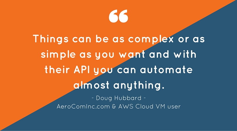 Things can be as complex or as simple as you want and with their API you can automate almost anything.