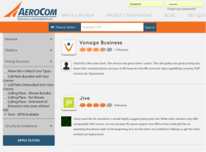 AeroCom Launches a Hosted VoIP Provider-Finder Tool
