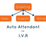 The difference between Auto Attendant and I.V.R.