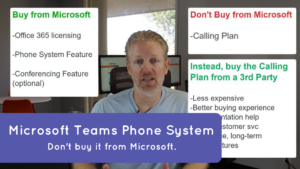 Microsoft Teams Phone System: Don’t buy it direct from Microsoft