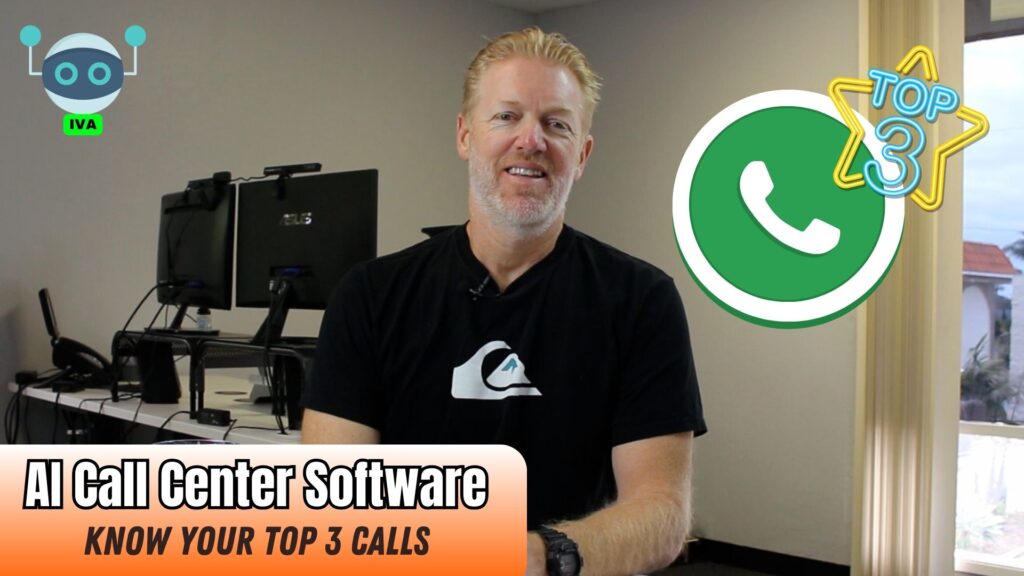 Know your top 3 calls with a bot (IVA) | AI Call Center Software