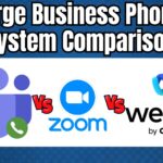 Large Business Phone System Comparison: Zoom Phone, Teams phone, and Cisco Webex